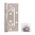 Петля Fuaro (Фуаро) из нержавейки универсальная без врезки IN4500W INOX 304 (500-2BB 100x2,5)