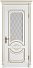 Дверь межкомнатная с патиной Milana 3D Polar PG Art Cloud, эмаль, цвет белый