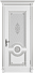 Дверь межкомнатная с патиной Greta Luxe 3D Polar PS Art Cloud, эмаль, цвет белый
