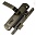 Корпус замка Punto (Пунто) с ручкой LOCKSET25.ORION.5558-1 (KIT P25 5558 ORION) AB бронза
