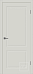 Дверь межкомнатная Flat 2 Skin Magnolia, эмаль, цвет серый/бежевый
