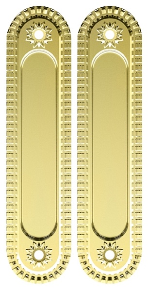 Ручка Armadillo (Армадилло) для раздвижных дверей SH.CL152.010 (SH010/CL) GOLD-24 золото 24К
