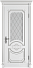 Дверь межкомнатная с патиной Milana 3D Polar PS Art Cloud, эмаль, цвет белый