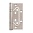 Петля Fuaro (Фуаро) из нержавейки универсальная без врезки IN4500W INOX 304 (500-2BB 100x2,5)
