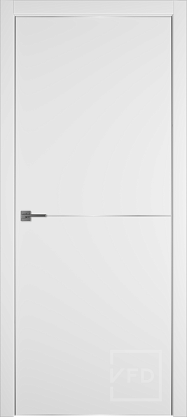 Дверь межкомнатная Urban 1 Ice SM 4x4, эмалекс, цвет белый