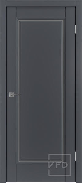 Дверь межкомнатная E1 Fly Onyx Dark Cloud, эмалекс, цвет графит