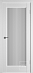 Дверь межкомнатная Elegant 1VR Ice Art Cloud Moru, эмалекс, цвет белый