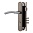 Замок цилиндровый Fuaro (Фуаро) с в комплекте с ручкой LOCKSET.9013 (SET F9011) SN/CP мат.никель