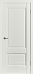 Дверь межкомнатная EST2 Midwhite, эмалекс, цвет белый