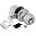 Ручка Ajax (Аякс) защелка DK682 CP-BK (6082 CP-B) (фик.) хром