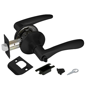 Ручка Punto (Пунто) защелка DK620 BL-BK (6020 BL-B) (фик.) черный