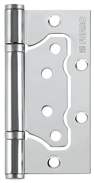 Петля Fuaro (Фуаро) универсальная без врезки IN4500W CP (500-2BB 100x2,5) хром