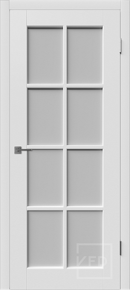 Дверь межкомнатная Porta Polar White Cloud, эмаль, цвет белый