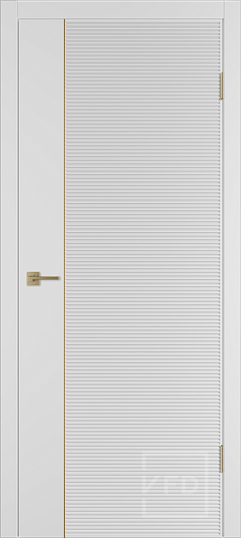 Дверь межкомнатная Linea HR 1 Polar GM, эмаль, цвет белый