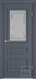 Дверь межкомнатная Antique 3 Graphite Сrystal Сloud, эмаль, цвет графит
