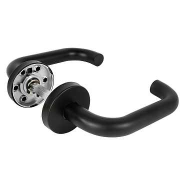 Ручка Fuaro (Фуаро) раздельная R.DSS201-0203/19 (8х110 мм) (INOX 201) BLACK