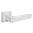 Ручка Fuaro (Фуаро) раздельная K.DM51.Straight (Straight DM) WH-19 белый