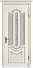 Дверь межкомнатная с патиной Alexandria 3D Polar PG Art Cloud, эмаль, цвет белый