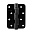 Петля Fuaro (Фуаро) из нержавейки универсальная IN4400U-R10 INOX black (4BB-R10 102х76х3) NoLogo