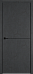 Дверь межкомнатная Urban 1 Jet Loft BE/BM, экошпон, цвет графит