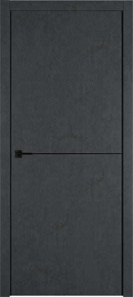 Дверь межкомнатная Urban 1 Jet Loft BE/BM, экошпон, цвет графит