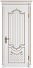 Дверь межкомнатная с патиной Alexandria 3D Polar PC, эмаль, цвет белый