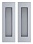 Ручка Armadillo (Армадилло) для раздвижных дверей SH.URB153.010 (SH010 URB) MWSC-33 итальянский тисненый
