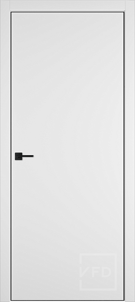 1+2=4. Дверь межкомнатная Urban Z Ice BM 4x4, эмалекс, цвет белый