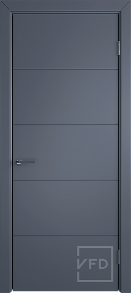 Дверь межкомнатная Trivia Graphite, эмаль, цвет графит