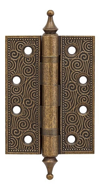 Петля Armadillo (Армадилло) универсальная Castillo CL 500-A4 102x76x3,5 OB Античная бронза