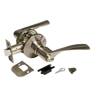 Ручка Ajax (Аякс) защелка DK610 AB-BK (6010 AB-B) (фик.) бронза