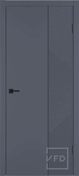 Дверь межкомнатная Linea ART 2 Graphite BM, эмаль, цвет графит