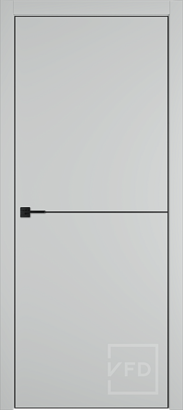 Дверь межкомнатная Urban 1 Steel BM 4x4, эмалекс, цвет серый