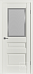 Дверь межкомнатная EST3 Midwhite Art Cloud, эмалекс, цвет белый