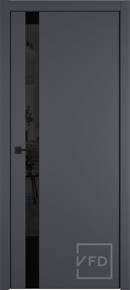 Дверь межкомнатная Urban 1SV Onyx BM 4x4 BG, эмалекс, цвет графит