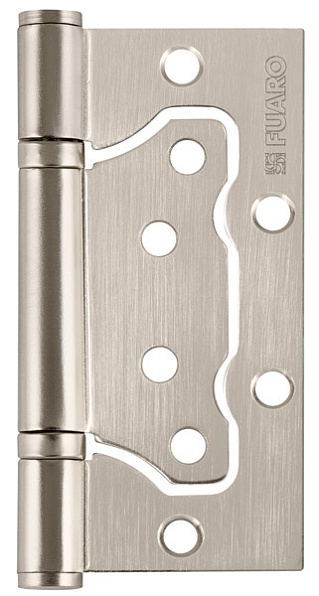 Петля Fuaro (Фуаро) универсальная без врезки IN4500W SN (500-2BB 100x2,5) мат. никель