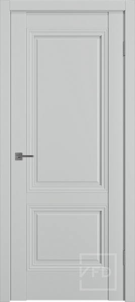 Дверь межкомнатная EF2.2 Steel, эмалекс, цвет серый