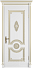 Дверь межкомнатная с патиной Greta Luxe 3D Polar PG, эмаль, цвет белый