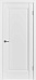 Дверь межкомнатная E1 Ice, эмалекс, цвет белый