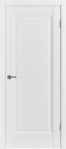 Дверь межкомнатная E1 Ice, эмалекс, цвет белый
