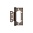 Петля Ajax (Аякс) универсальная без врезки IN4000W GR (100/P-2B 100x2,3) графит