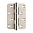 Петля Fuaro (Фуаро) универсальная IN4400U-R10 SN (4BB-R10 100x75x2,5) мат. никель