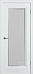 Дверь межкомнатная Quadro 1 Satin Blank Art Cloud, экошпон, цвет белый