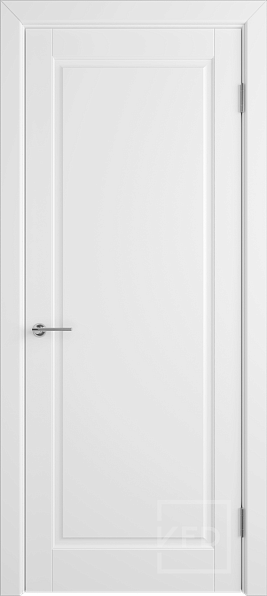 1+2=4. Дверь межкомнатная Glanta Polar, эмаль, цвет белый