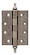 Петля Armadillo (Армадилло) универсальная Castillo CL 500-A4 102x76x3,5 AS Античное серебро