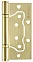 Петля Fuaro (Фуаро) универсальная без врезки IN4500W SB (500-2BB 100x2,5) мат. золото
