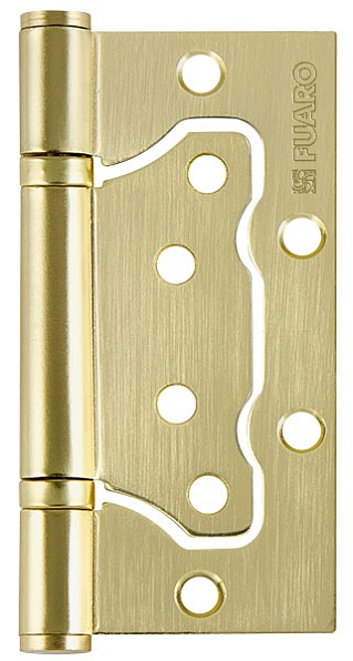 Петля Fuaro (Фуаро) универсальная без врезки IN4500W SB (500-2BB 100x2,5) мат. золото