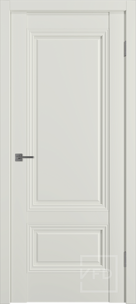 Дверь межкомнатная EF2.1 Midwhite, эмалекс, цвет белый