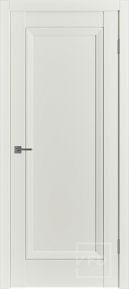 Дверь межкомнатная EN1 Midwhite, эмалекс, цвет белый