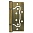Петля Fuaro (Фуаро) универсальная без врезки IN4500W WAB (500-2BB 100x2,5) мат. бронза